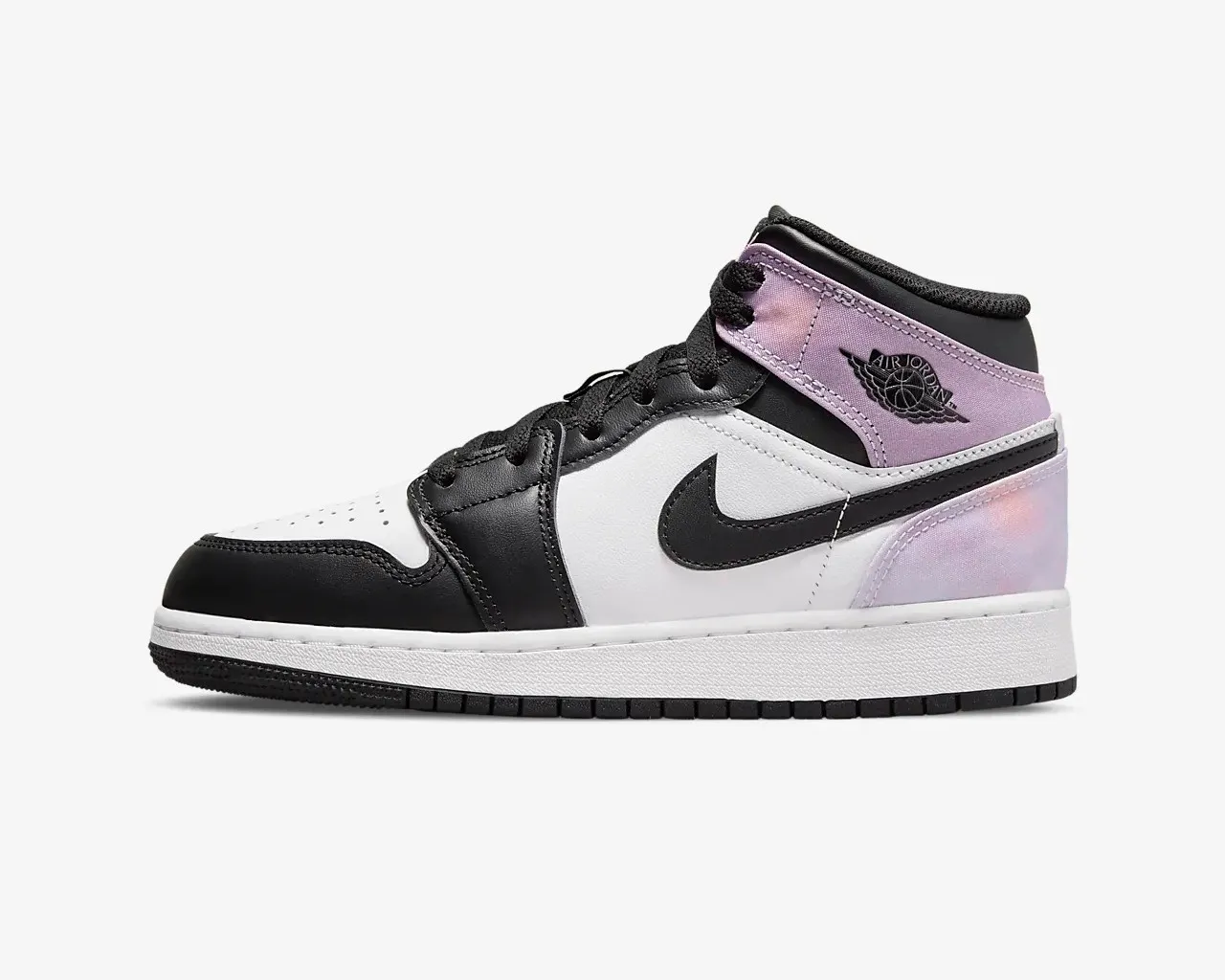 Air Jordan 1 Mid SE Zen Master Black White Amethyst Wave Bleached Coral DM6216-001