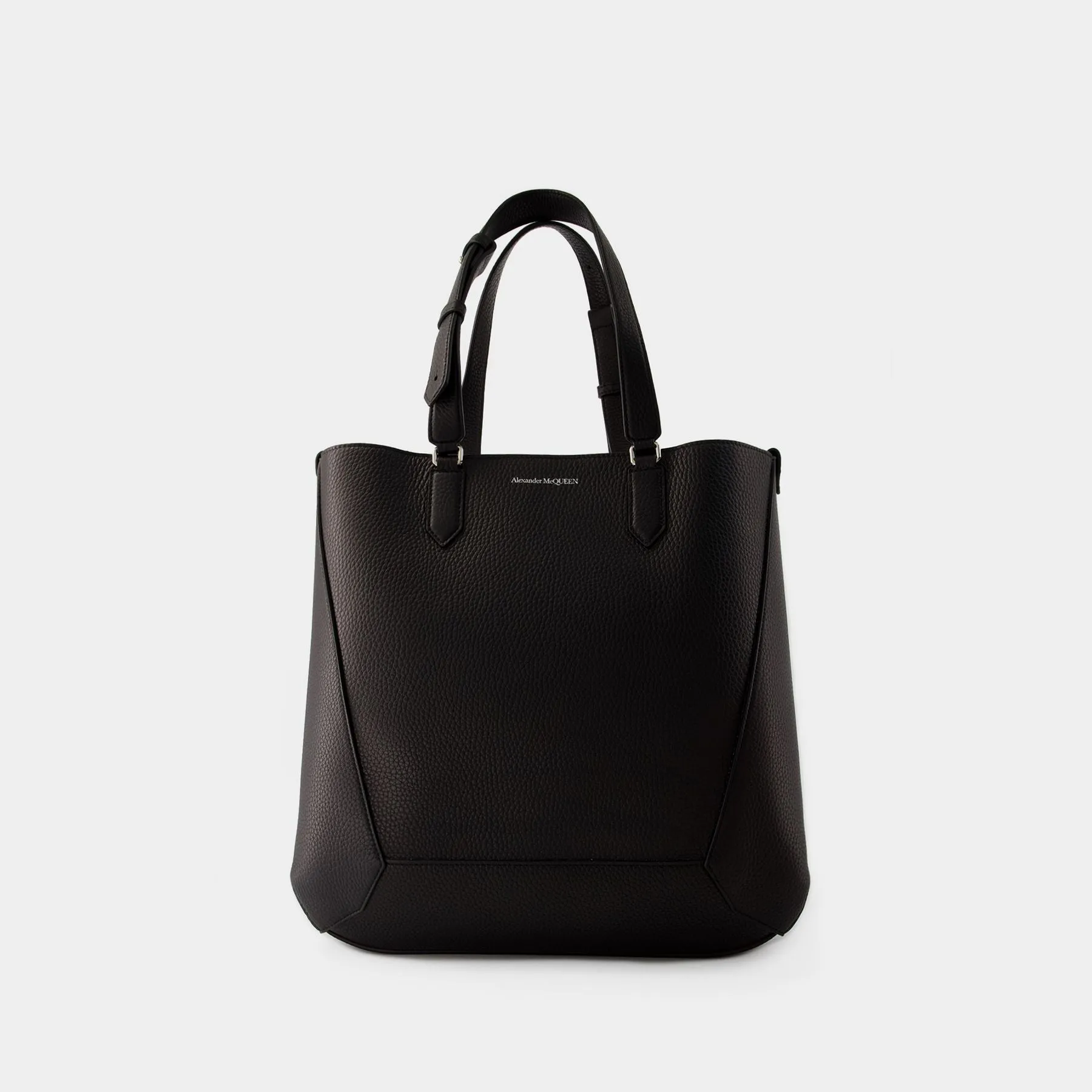 Alexander McQueen  The Edge Medium Shopper Bag - Alexander Mcqueen - Leather - Black
