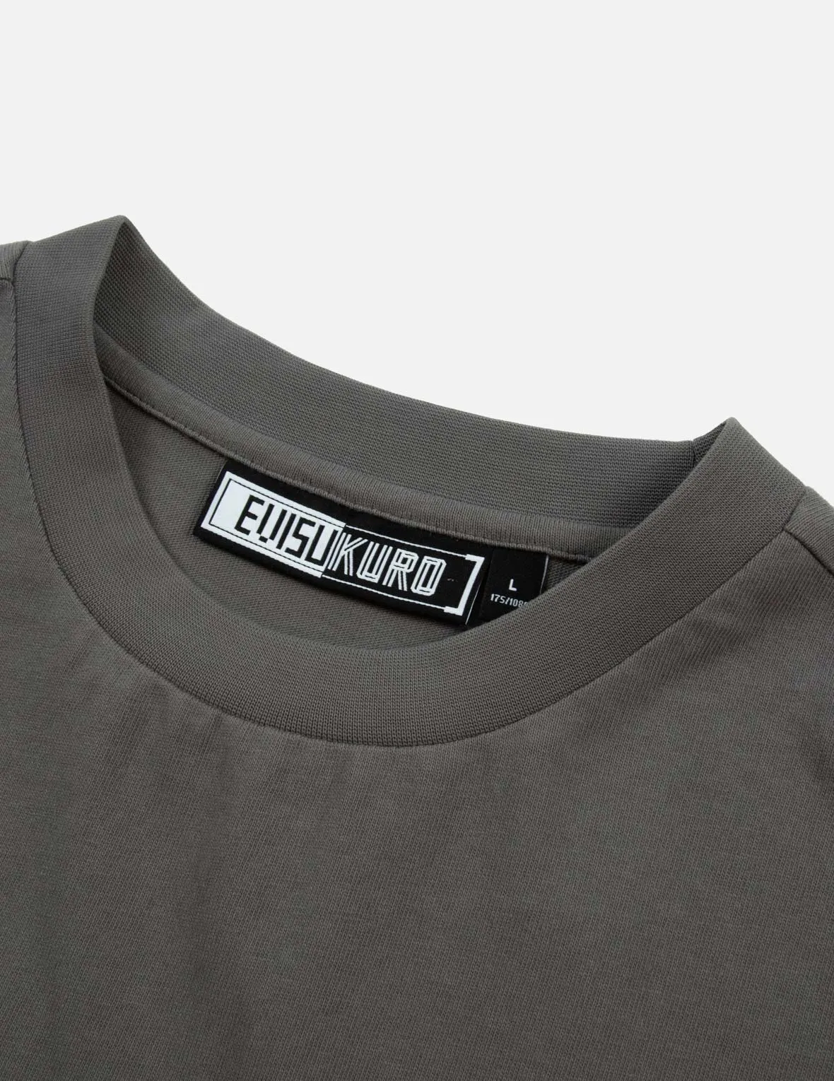 Contrasting Print and Patchwork Rib Oversized T-shirt