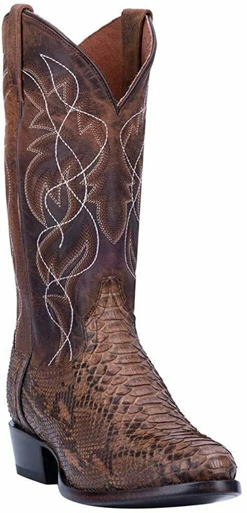 Dan Post DP3037 Manning Python Leather 13 Round Toe Western Boot