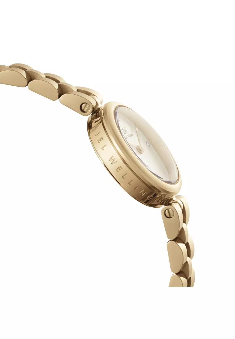 Daniel Wellington Elan Lumine Gold White Dial - Fashion Watch for women - Stainless Steel Strap Watch - Female Watch - DW Offici