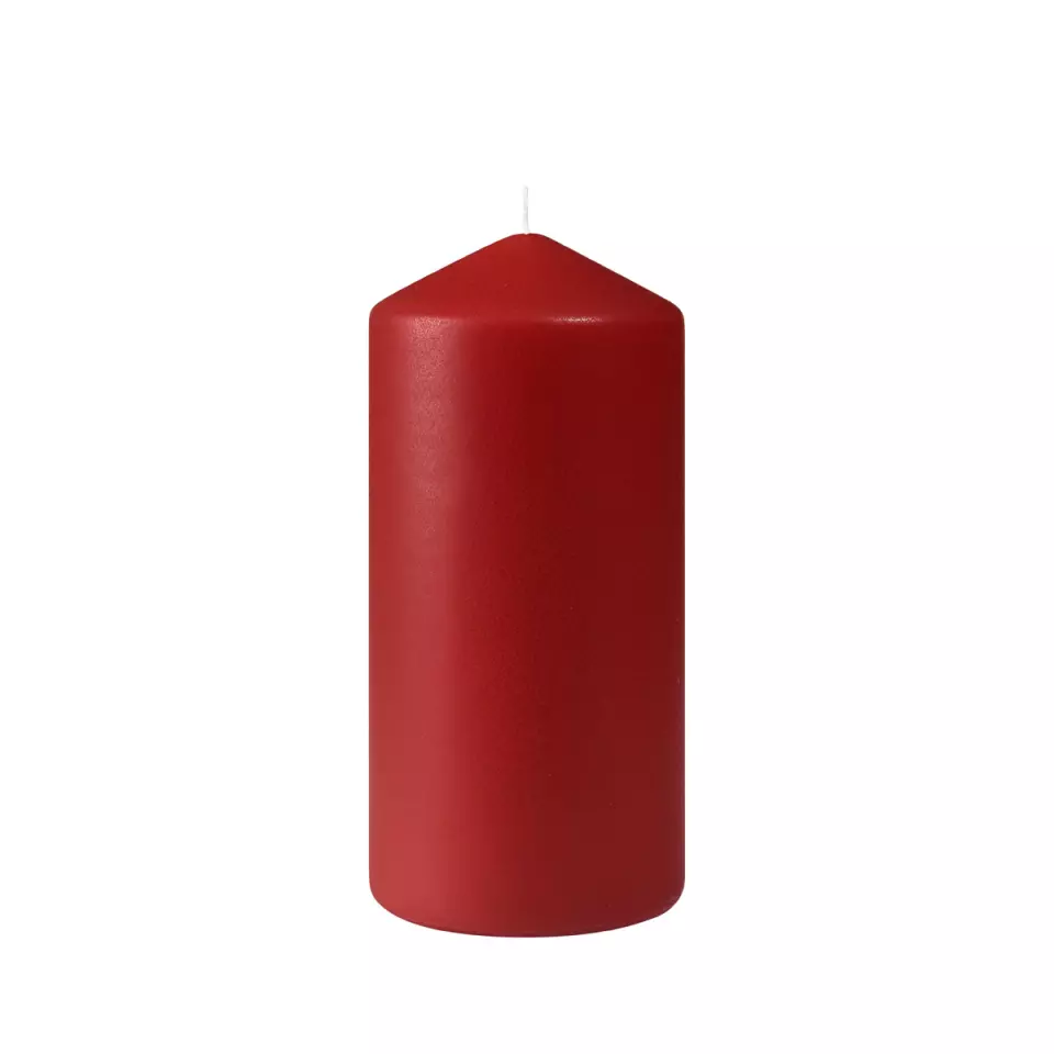 Duni Table Candle 150 x 70mm Matte Wine Red 50 h