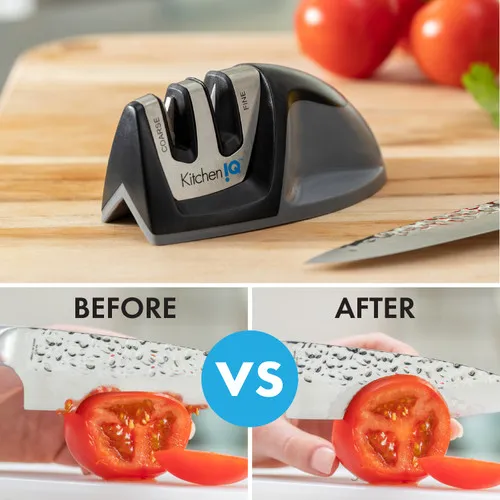 EDGE GRIP 2-STAGE KNIFE SHARPENER (BLACK)