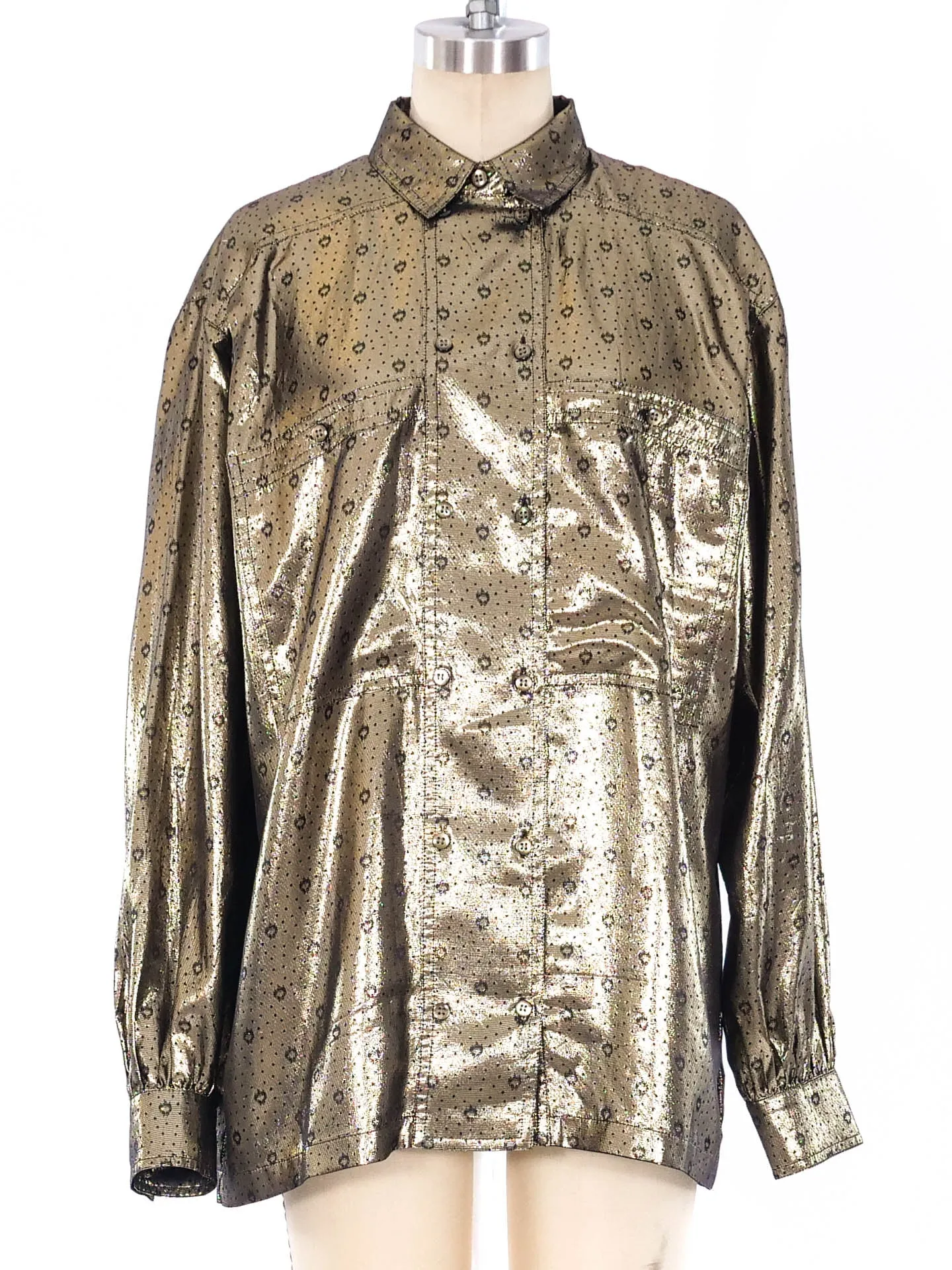 Escada Gold Lurex Top