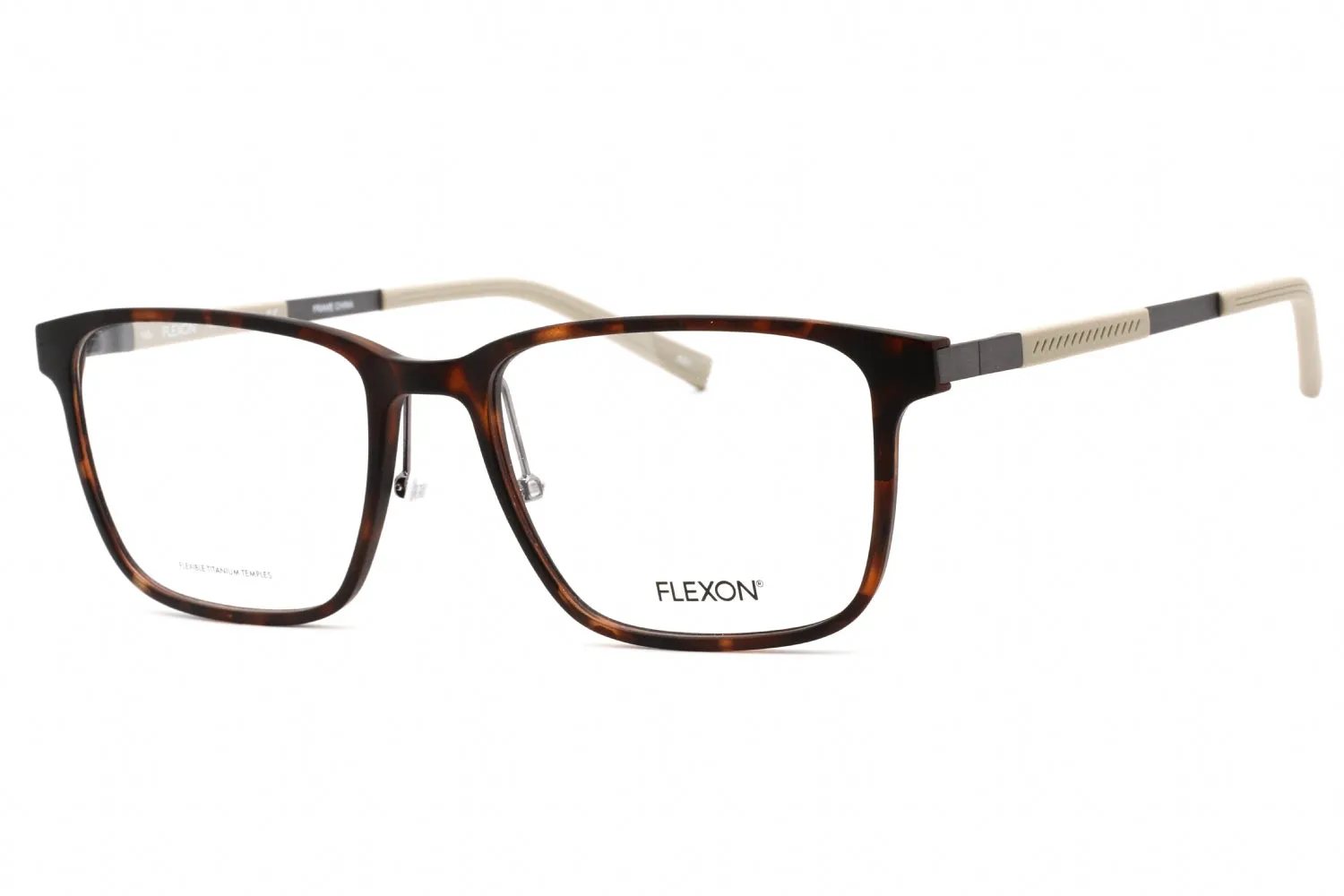 Flexon FLEXON EP8004 Eyeglasses Matte Dark Tortoise / Clear Lens