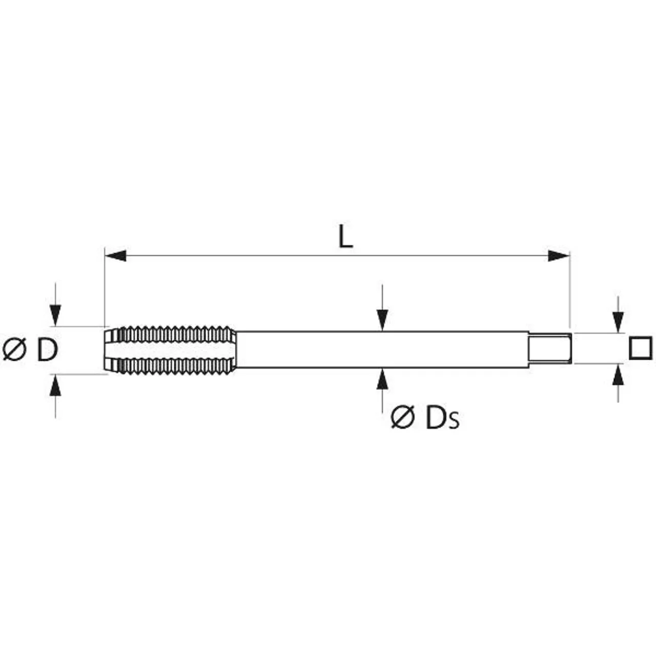 Garant Master Tap INOX UNF HSS-E-PM TiAlN Coated Blind Hole Machine Tap