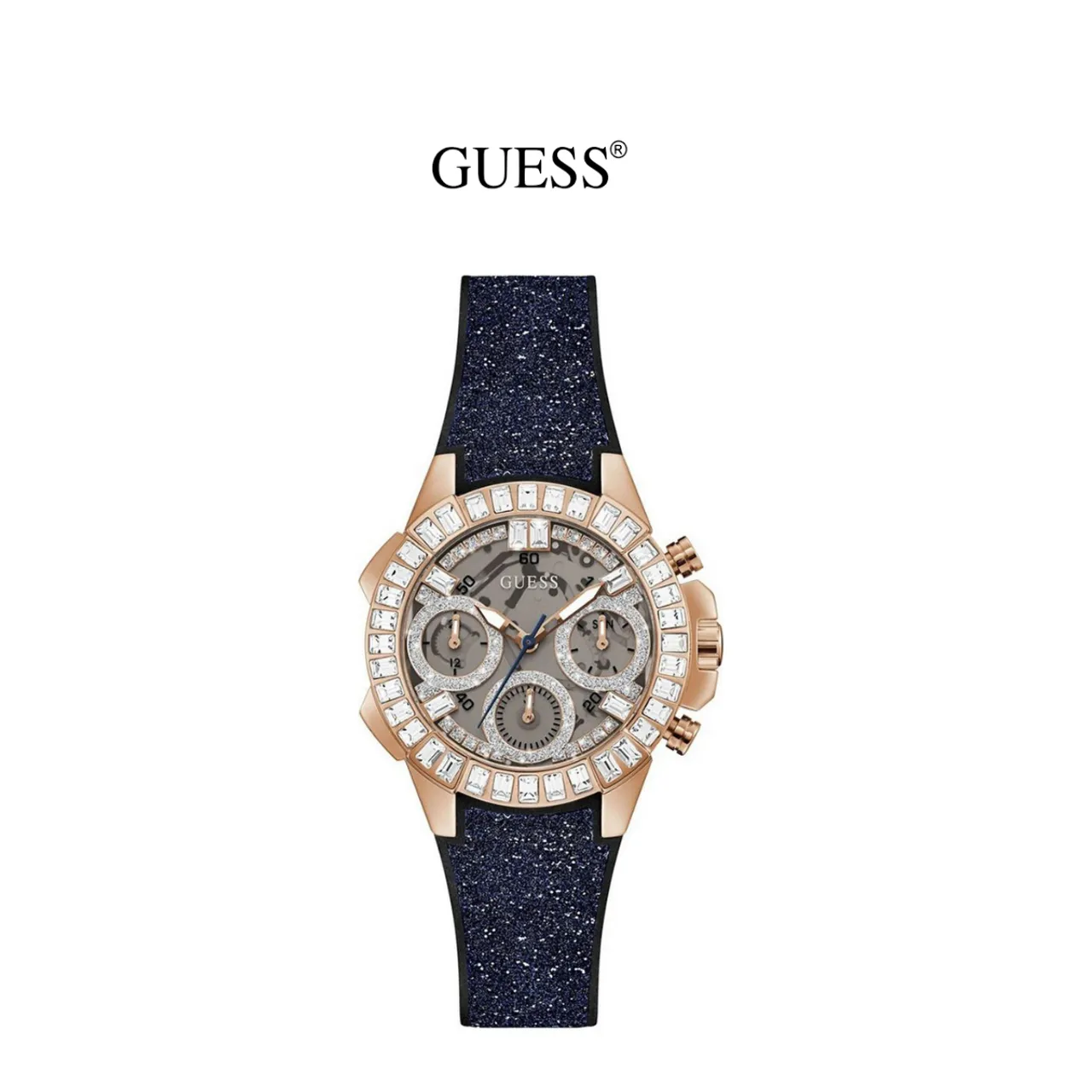 Guess Women's Bombshell Clear Dial Watch, GW0313L3