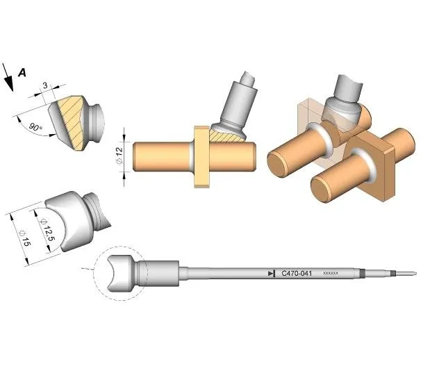 JBC Cartridge Pin / Connector Ø 12,5