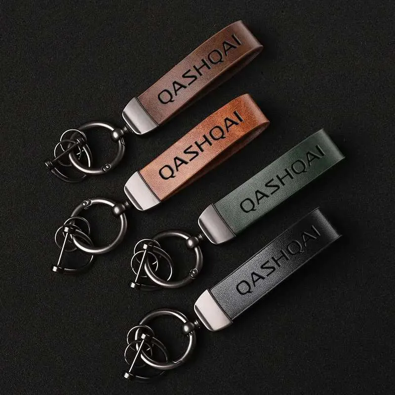 Leather Nissan QASHQAI Keychain