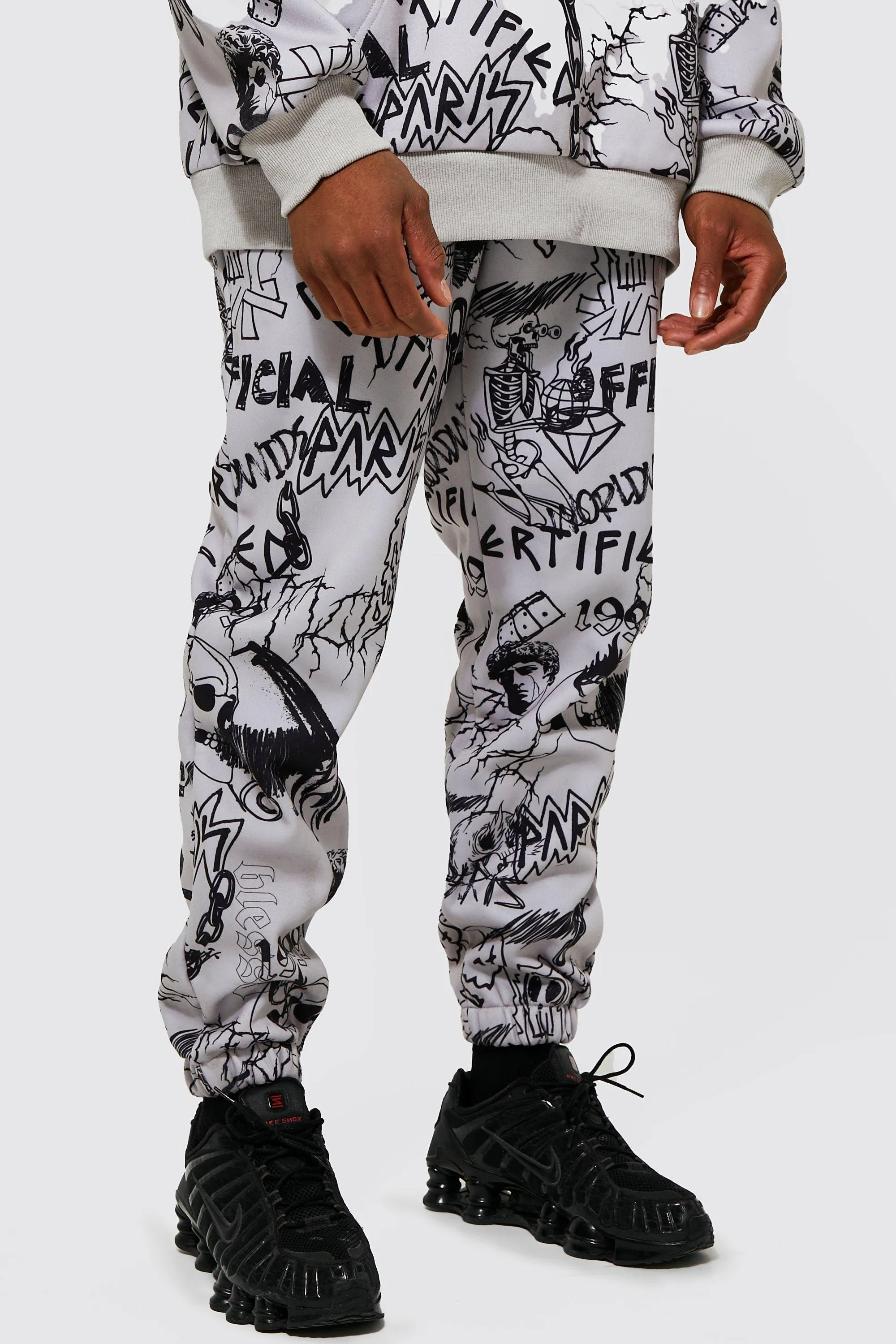 Loose Official Graffiti Print Jogger