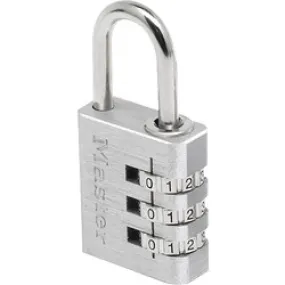Master Lock Combination Padlock Aluminium 30 x 65 x 13mm
