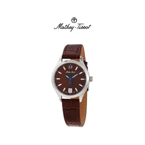 Mathey Tissot® Women's Urban Brown Dial Watch