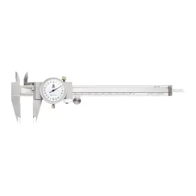 Moore & Wright MAW14115I Dial Caliper White Face 0-6in