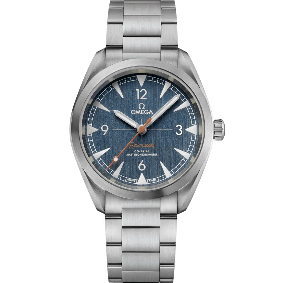 Omega Seamaster Railmaster CoAxial Master Chronometer Blue Dial Men 40MM