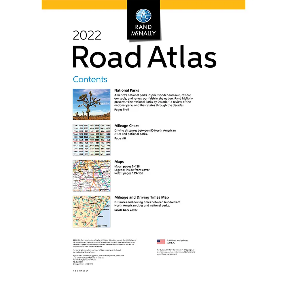 Rand McNally 2022 Road Atlas