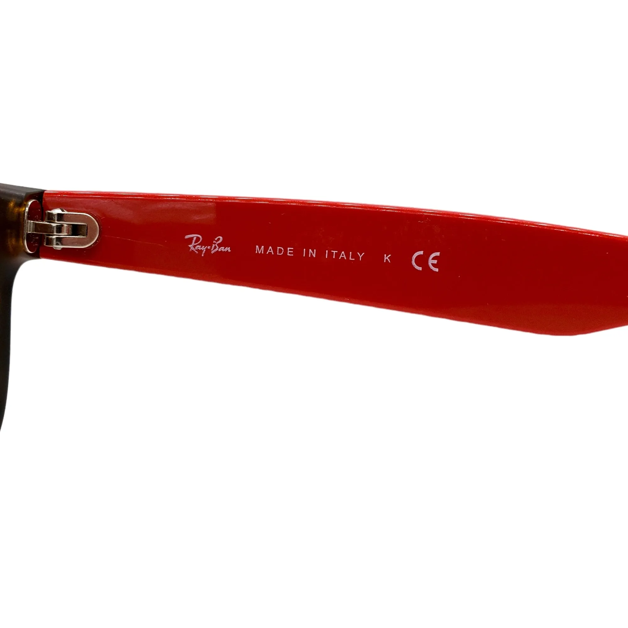Rayban New Wayfarer Red & Cream Sunglasses