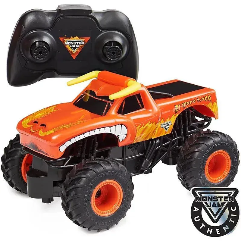 Spin Master Monster Jam Remote Control Monster Truck, El Toro Loco 1:24 Scale