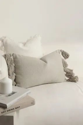 Tassel Edge Decorative Cushion