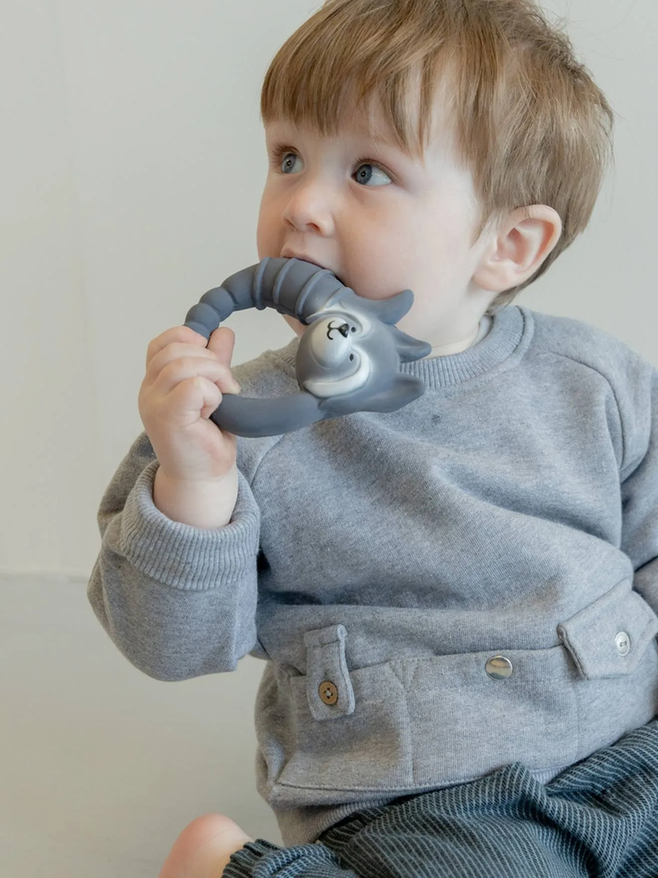 Teether - NATRUBA - green