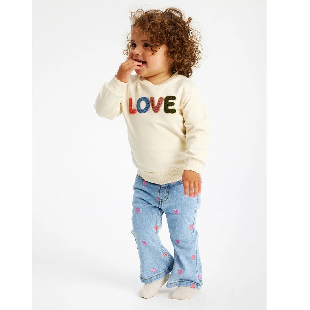 The New Lie Embroidered Jeans 12-36m  - Clement