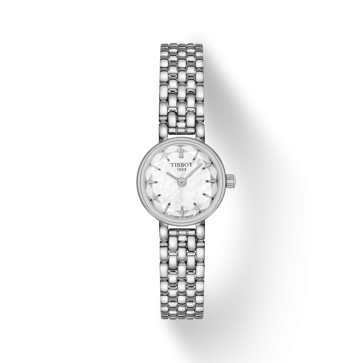 Tissot T-Lady White Mother-Of-Pearl Dial Women 19.5mm