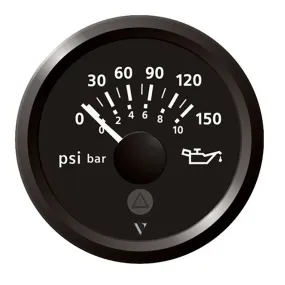 Veratron 52mm (2-1/16) Viewline Engine Oil Pressure 150 PSI - Black Dial  Bezel [A2C59514117]