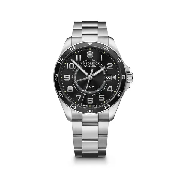 Victorinox Fieldforce Classic GMT 42 Black Dial Men's Watch